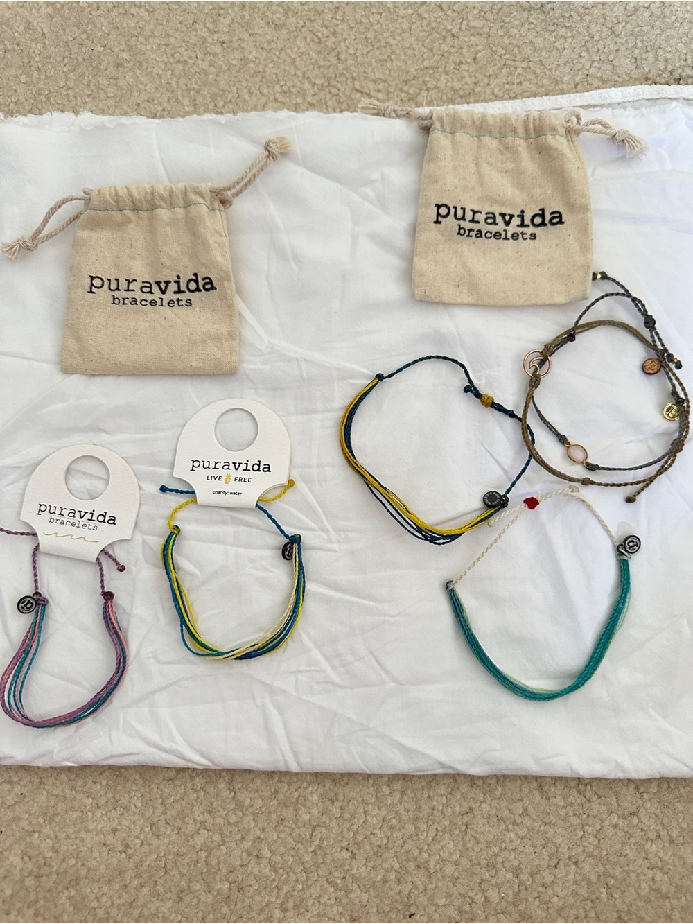Pura Vida Multicolor Friendship Bracelets Set $7